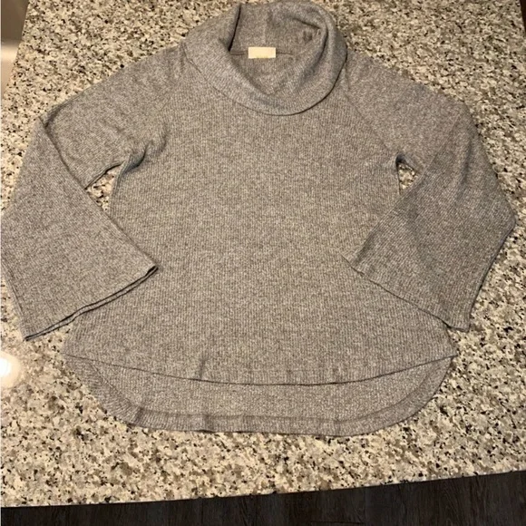 Anthropologie Sweater M Turtleneck Grey - Picture 3 of 10